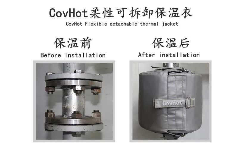COVHOT?柔性可拆卸式<a href=http://www.srxzlg.com/e/tags/?tagname=%E4%BF%9D%E6%B8%A9%E8%A1%A3 target=_blank class=infotextkey>保溫衣</a>,蒸汽系統(tǒng)節(jié)能,節(jié)能保溫